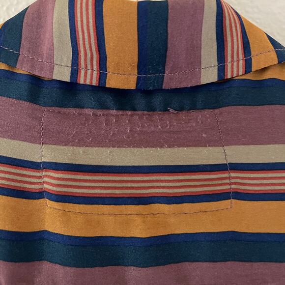 Free People We the free all smiles long sleeve satin stripe - Picture 7 of 7